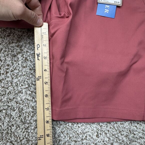 PUMA Dealer Shorts Men's 28 Pink 8 Inch Golf Flat Front New With Tags Stretch - Picture 7 of 13